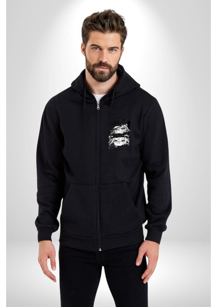 Manga Benim Hayatım Anime Kadın Erkek Baskılı Fermuarlı Kapüşonlu Hırka Sweatshirt fiyatları