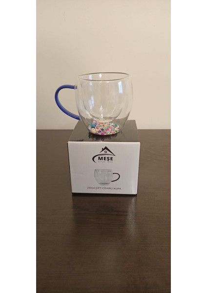 Meşe OZD - 3149 Çıft Cıdarlı 250 ml Cam Bardak