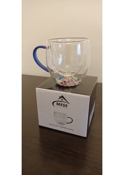 Meşe OZD - 3149 Çıft Cıdarlı 250 ml Cam Bardak