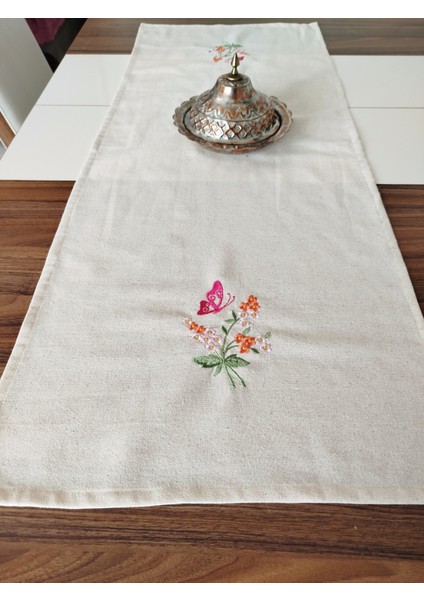 Buldan Ham Keten Otantik Yumuşacık Nakışlı 47X110 cm Runner fiyatları