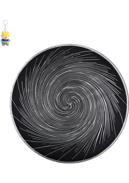 6 Adet Yemek Masası Mat Yağ Geçirmez Su Geçirmez Kaymaz Placemat Ev Yaratıcı Yuvarlak Girdap Pvc Mutfak Altlığı (Yurt Dışından)