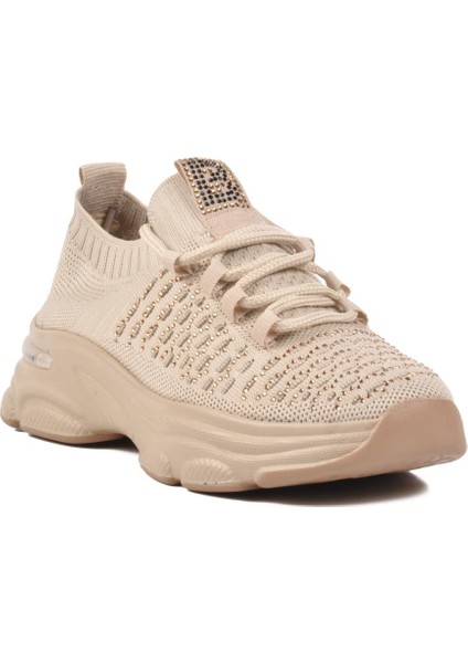 Bej Triko Hafif Kadın Spor Ayakkabı Lexa 130 G