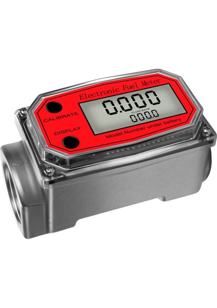 1 Inç Dijital Türbin Debimetresi Dijital LCD Ekranlı Npt Sayacı Yakıt Debimetresi Motor Yağını Ölçmek Için (Yurt Dışından)
