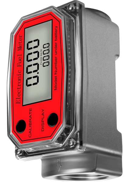 1 Inç Dijital Türbin Debimetresi Dijital LCD Ekranlı Npt Sayacı Yakıt Debimetresi Motor Yağını Ölçmek Için (Yurt Dışından)