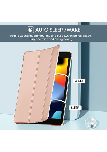 Apple Ipad 5. 6. Nesil 2017 2018 9.7" Inc Kılıf Smart Cover Katlanabilir Standlı Akıllı Kapak