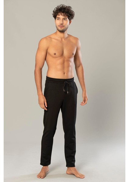 Siyah Erkek Eşofman Alt 8685