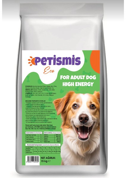 Kuzu Etli Yetişkin Köpek Maması 15KG