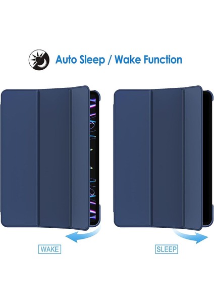 Apple iPad Pro 4. Nesil M2 2022 11 Inç Tablet Uyumlu Flip Smart Standlı Akıllı Kılıf Smart Cover indirimleri