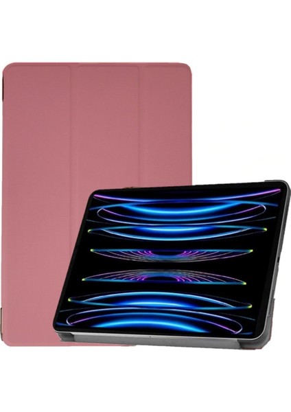 Apple iPad Pro 4. Nesil M2 2022 11 Inç Tablet Uyumlu Flip Smart Standlı Akıllı Kılıf Smart Cover