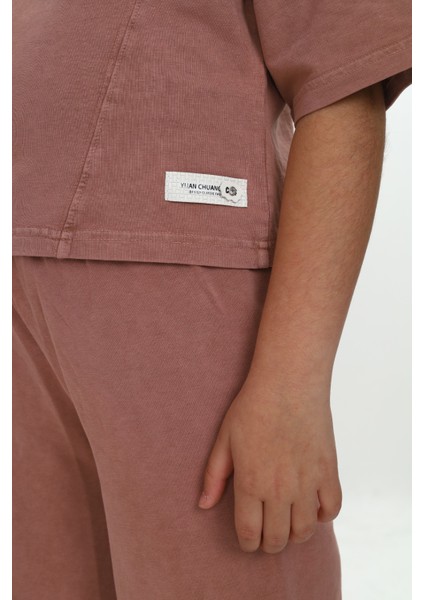 Kız Çocuk Yıkamalı Crop Eşofman Takım fiyatları