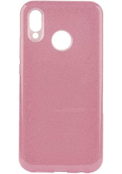 Huawei Y9 2019 Kılıf Ardx Shining Silikon-Rose Gold