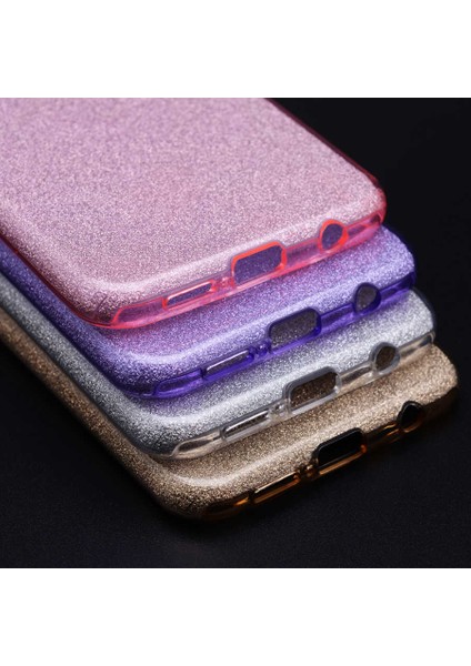 Huawei Y9 2019 Kılıf Ardx Shining Silikon-Rose Gold