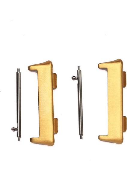 Oppo Watch 46MM 22MM Metal Kordon Dönüştürücü Zore - Gold