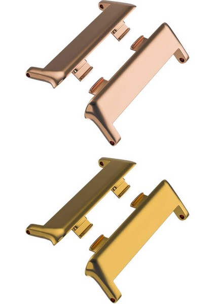 Oppo Watch 46MM 22MM Metal Kordon Dönüştürücü Zore - Gold