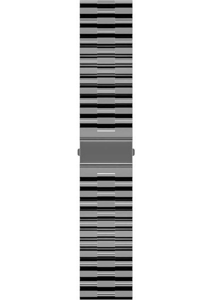 Galaxy Watch 42MM Uyumlu Krd-27 20MM Kordon Zore - Siyah