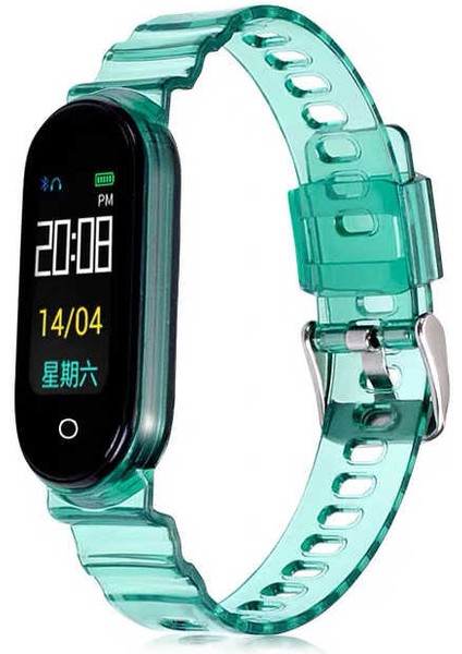 Xiaomi Mi Band 6 Krd-27 Uyumlu Kordon Zore - Yeşil