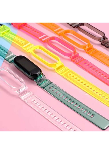 Xiaomi Mi Band 6 Krd-27 Uyumlu Kordon Zore - Yeşil