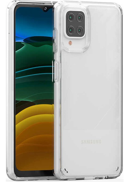 Samsung Galaxy A12 Kılıf Ardx Coss Kapak-Renksiz