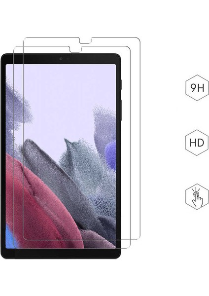 Samsung Galaxy Tab A7 Lite T225 Uyumlu Zore Tablet Temperli Cam Ekran Koruyucu-Renksiz
