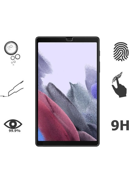 Samsung Galaxy Tab A7 Lite T225 Uyumlu Zore Tablet Temperli Cam Ekran Koruyucu-Renksiz