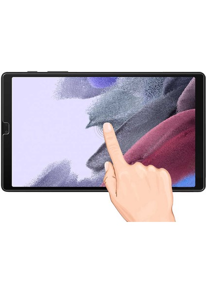 Samsung Galaxy Tab A7 Lite T225 Uyumlu Zore Tablet Temperli Cam Ekran Koruyucu-Renksiz