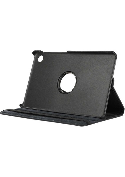 Lenovo Tab M10 Plus TBTB-128F 3. Jenerasyon Uyumlu Zore Dönebilen Standlı Kılıf-Siyah