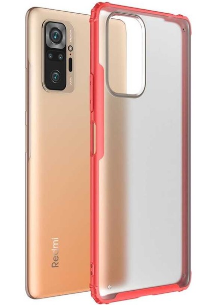 Xiaomi Redmi Note 10 Pro Kılıf Ardx Volks Kapak-Kırmızı