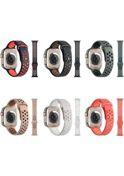Watch 7 41MM Kordon Yeni Seri 2023 Krd-02 Uyumlu Strap Kayış Zore - Krem