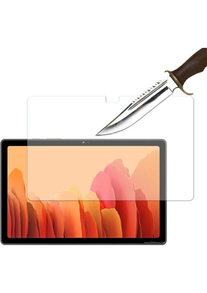 Samsung Galaxy Tab A7 10.4 T500 (2020) Uyumlu Zore Tablet Temperli Cam Ekran Koruyucu-Renksiz