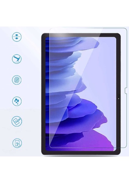 Samsung Galaxy Tab A7 10.4 T500 (2020) Uyumlu Zore Tablet Temperli Cam Ekran Koruyucu-Renksiz