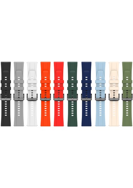 Huawei Gt4 22MM Uyumlu Zore - Krd-95 Silikon Kordon-Yeşil