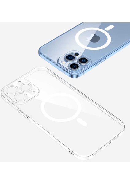 Apple iPhone 14 Pro Max Kılıf Kamera Korumalı Magsafe Sert Pc Ardx Porto Kapak-Siyah