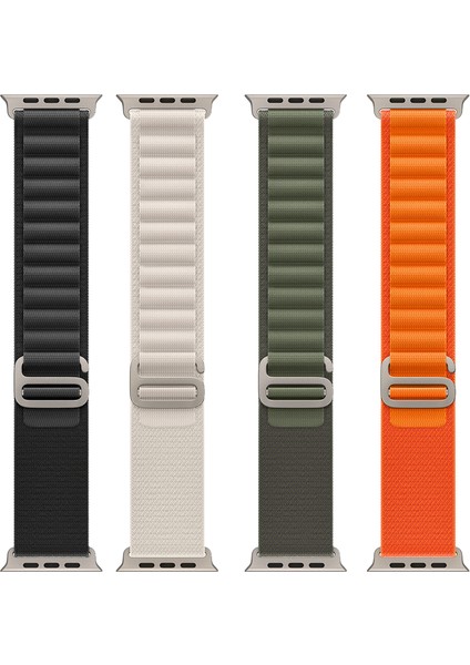 Watch 10 46MM Uyumlu Zore Krd-74 Hasır Kordon-Yeşil