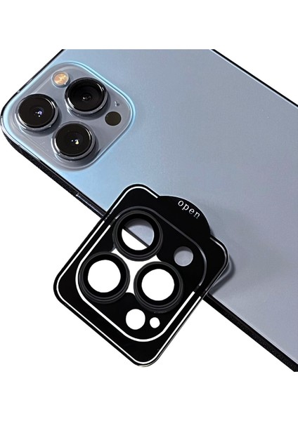 Apple iPhone 14 Pro Uyumlu Ardx Cl-11 Safir Parmak Izi Bırakmayan Anti-Reflective Kamera Lens Koruyuc