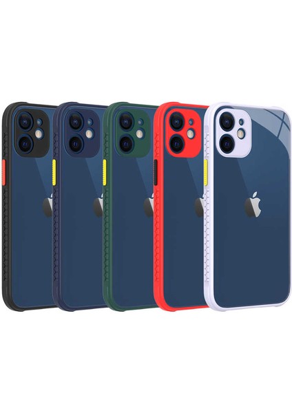 Apple iPhone 12 Mini Kılıf ​​ardx Kaff Kapak-Koyu Yeşil