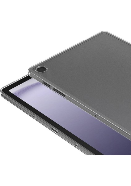 Samsung Galaxy Tab A9 Plus Kılıf Uyumlu Zore Tablet Süper Silikon Kapak-Renksiz
