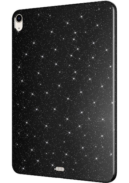 Apple iPad Air 11 2024 Simli Parlak Görünümlü Uyumlu Zore Tablet Koton Kılıf-Lila