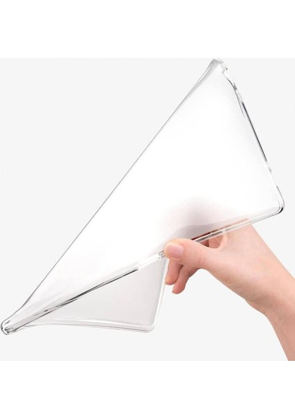 Samsung Galaxy Tab S8 Kılıf Uyumlu Zore Tablet Süper Silikon Kapak-Renksiz