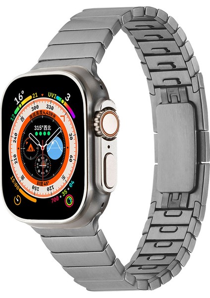 Watch 40MM Uyumlu Krd-82 Metal Kordon Zore - Gri