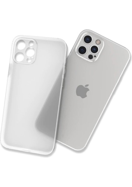 Apple iPhone 12 Pro Max Kılıf ​​ardx Tiny Kapak-Renksiz