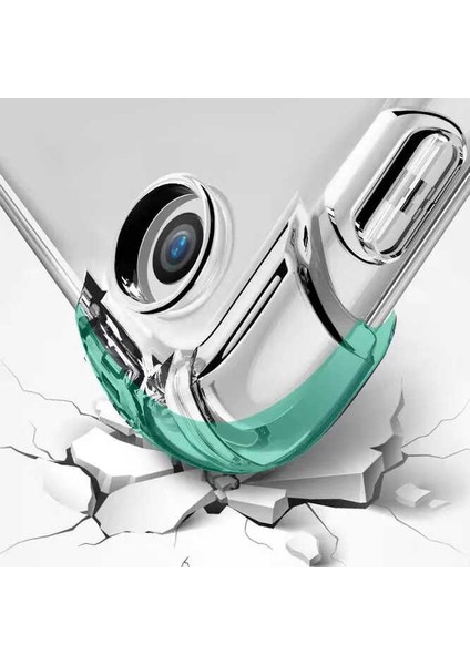 Samsung Galaxy Tab A8 10.5 SM-X200 (2021) Kılıf Uyumlu Zore Tablet Nitro Anti Shock Silikon Kapak-Renksiz
