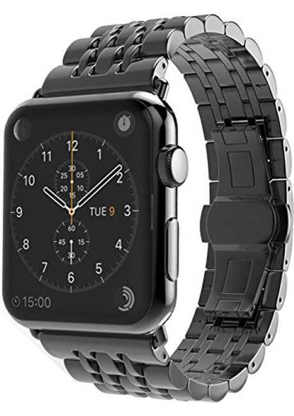 Watch Ultra 49MM Kordon Uyumlu Krd-14 Metal Strap Kayış Zore - Rose Gold indirimleri