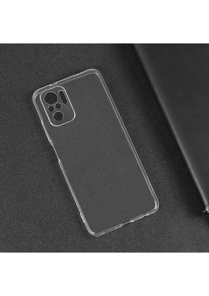 Xiaomi Redmi Note 10 Pro Kılıf Ardx Süper Silikon Kapak-Renksiz