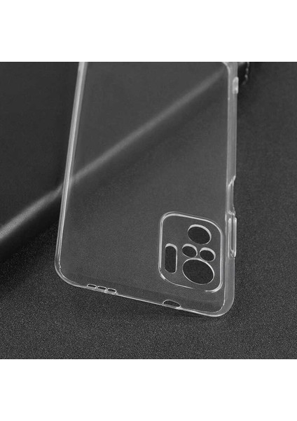 Xiaomi Redmi Note 10 Pro Kılıf Ardx Süper Silikon Kapak-Renksiz