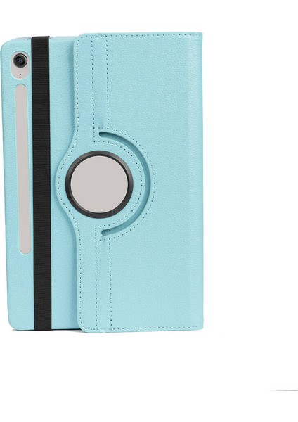 Samsung Galaxy Tab S9 Uyumlu Zore Dönebilen Standlı Kılıf-Mavi