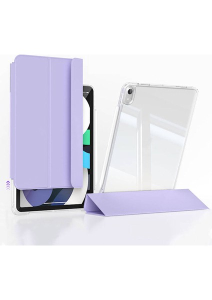 Apple iPad Air 11 2025 M3 Kılıf Magnetik Ayrılabilen Airbagli Zore Sliding Tablet Kılıfı - Siyah