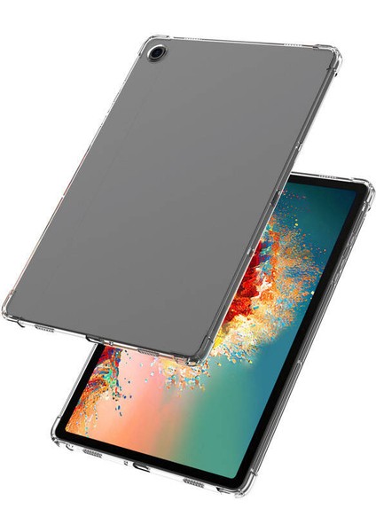Samsung Galaxy Tab A9 Kılıf Uyumlu Zore Tablet Nitro Anti Shock Silikon Kapak-Renksiz