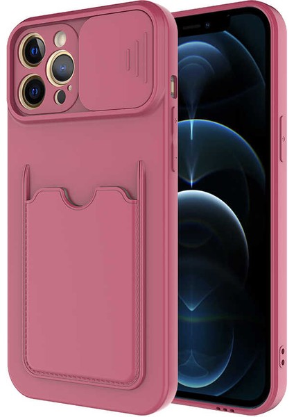 Apple iPhone 12 Pro Max Kılıf ​ardx Kartix Kapak-Koyu Mor