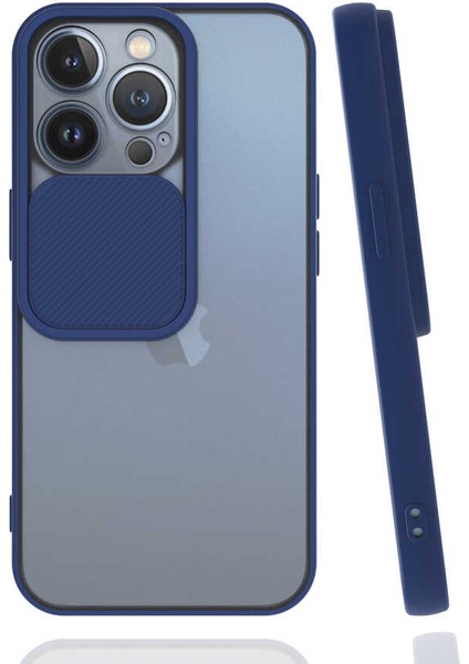 Apple iPhone 13 Pro Kılıf Ardx Lensi Kapak-Lacivert