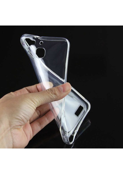 Huawei Gr3 Kılıf Ardx Süper Silikon Kapak-Renksiz